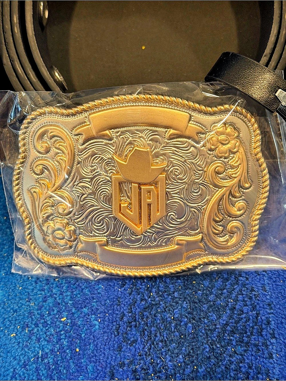 Julion Alvarez Official Tour VIP Merchandise Letter Belt and Buckle Set